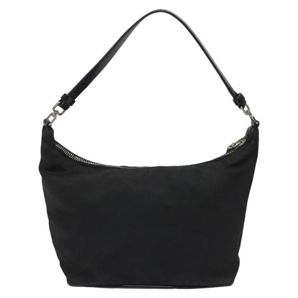 PRADA Hand Bag Nylon Black Silver - Picture 3 of 13
